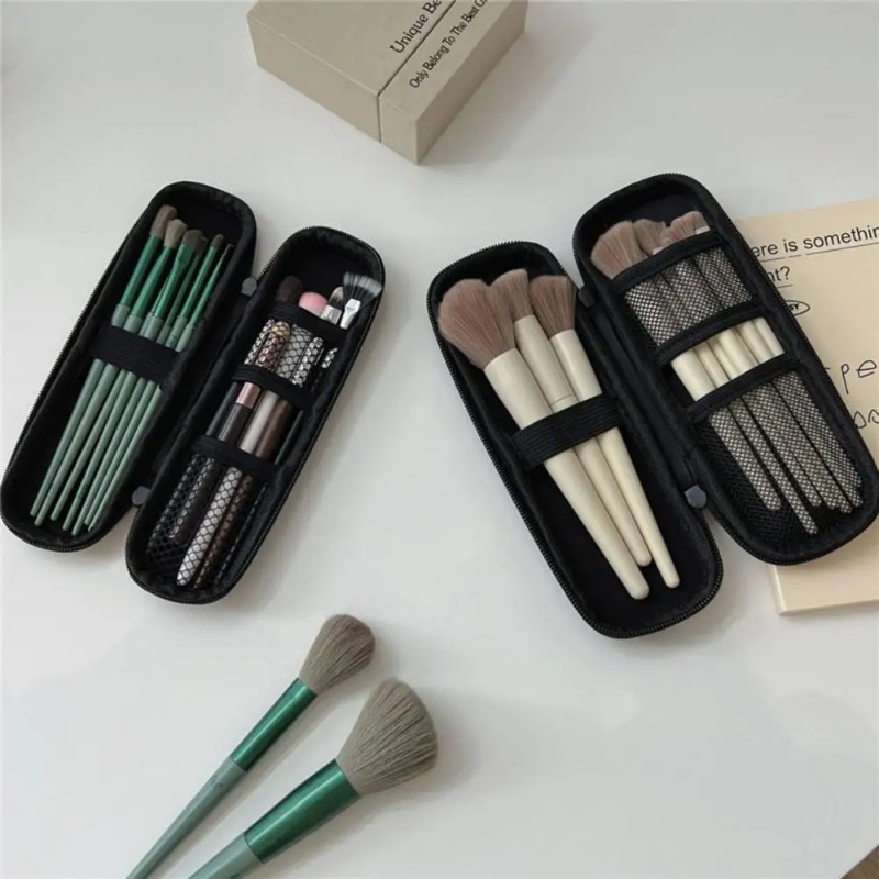 Women Accessories Pouch - 1pc 블랙 화장품 가방 방수 더블
