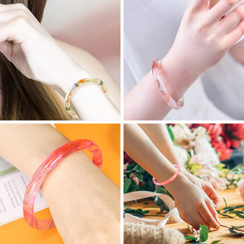 에폭시 레진 팔찌용 3피스 실리콘 몰드, 면처리된 구름 - Resin Bangle Bracelet 리뷰 및 가격