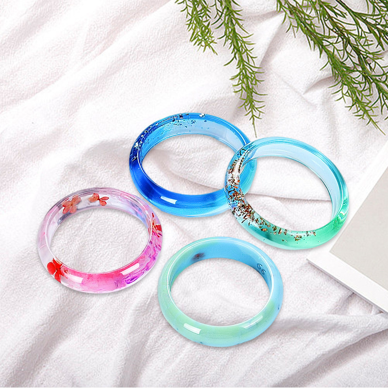 에폭시 레진 팔찌용 3피스 실리콘 몰드, 면처리된 구름 - Resin Bangle Bracelet 리뷰 및 가격