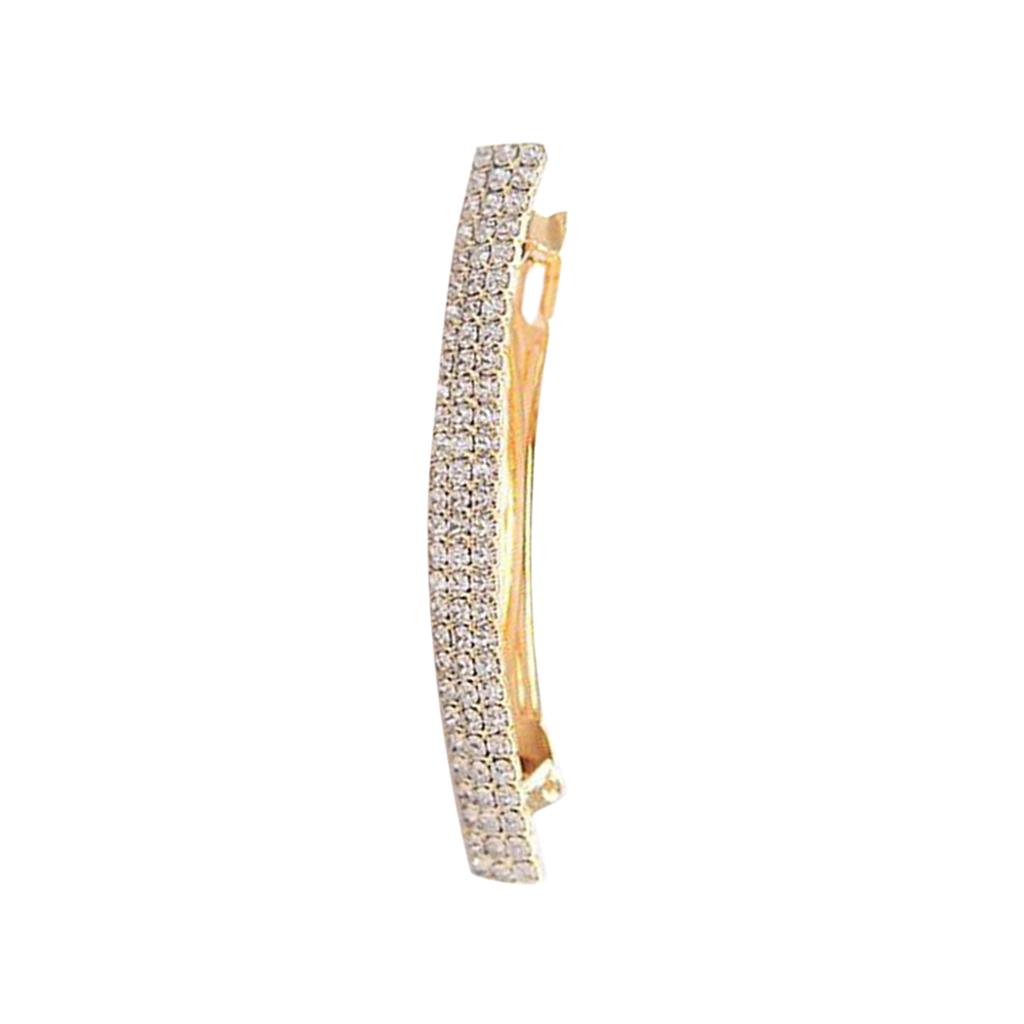 여성용 라인스톤 자동 프렌치 헤어 바레트 포니테일 홀더 - Wrap Ring Gold 리뷰 및 가격