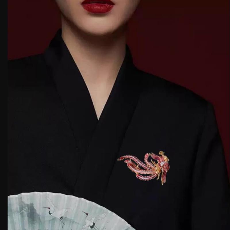 유니섹스 에나멜 동물 새 카테고리 핀 패션 피닉스 브로 - Women'S Accessories Categories 리뷰 및 가격