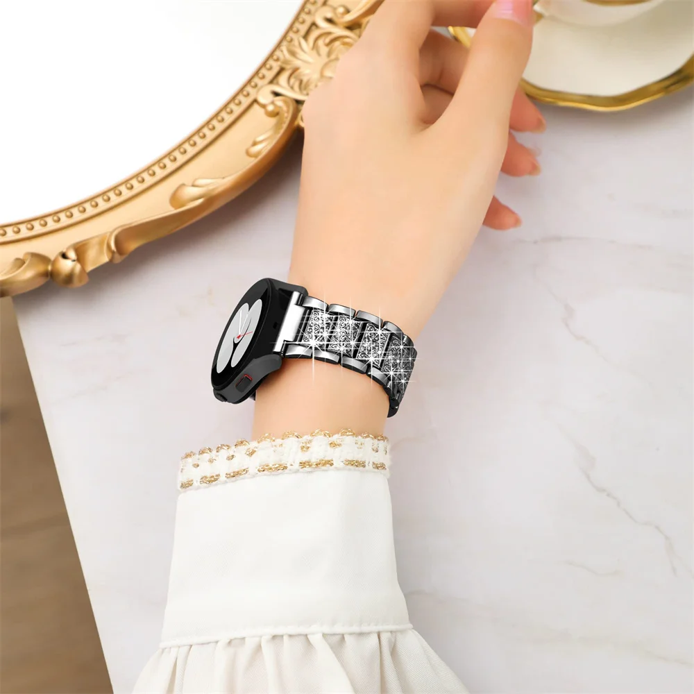 메탈 다이아몬드 스트랩, 삼성 갤럭시 워치 6, 5,  - Women'S Accessories New Balance 리뷰 및 가격