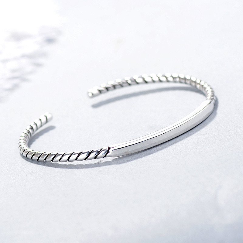 100% 솔리드 925 스털링 실버 금속 팔찌, 빈티지 - Resin Bangle Bracelet 리뷰 및 가격