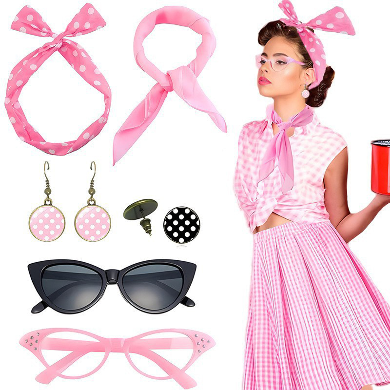 1950년대 멋진 드레스 의상 액세서리 세트 여성 스카 - Women'S Accessories In The 1950S 리뷰 및 가격