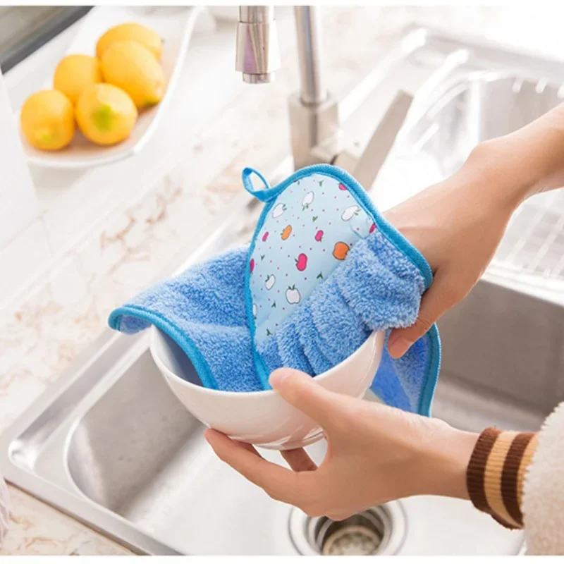 1pcs 산호 벨벳 욕실용품, 부드러운 손수건, 흡수성 - Women Kitchen Accessories 리뷰 및 가격
