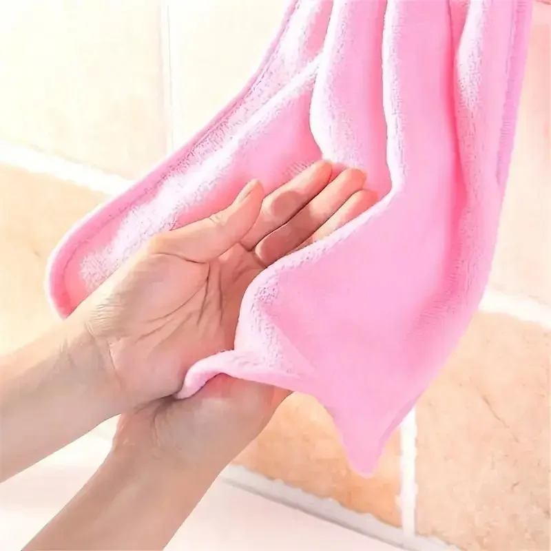 1pcs 산호 벨벳 욕실용품, 부드러운 손수건, 흡수성 - Women Kitchen Accessories 리뷰 및 가격