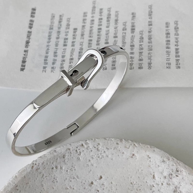 여자를위한 새로운 925 스털링 실버 금속 벨트 빈티지 - Resin Bangle Bracelet 리뷰 및 가격