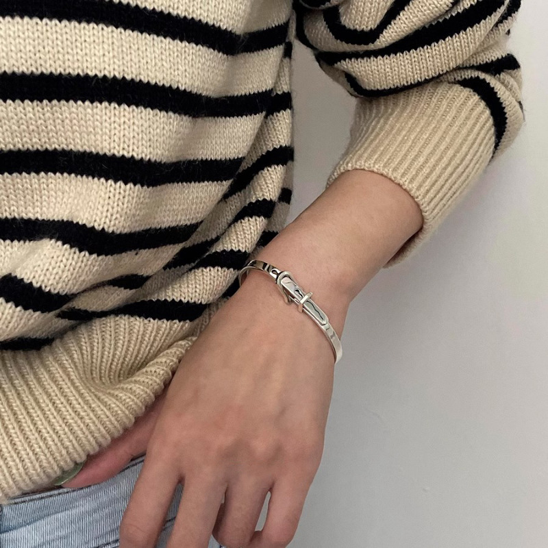 여자를위한 새로운 925 스털링 실버 금속 벨트 빈티지 - Resin Bangle Bracelet 리뷰 및 가격