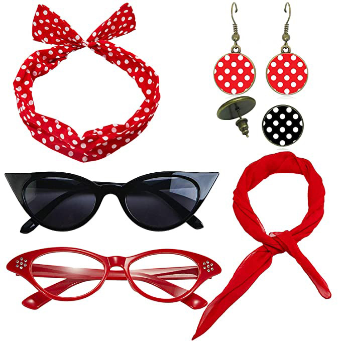 50s 80s 디스코 파티 의상 액세서리 1950s 레 - Women'S Accessories In The 1950S 리뷰 및 가격