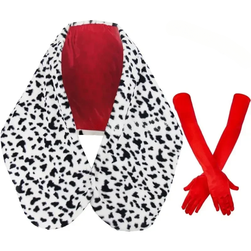 여자 할로윈 Deville 코트 의상 달마시안 목도리  - Women'S Accessories In The 1950S 리뷰 및 가격