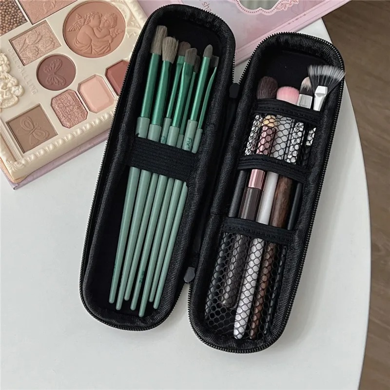 1pc 블랙 화장품 가방 방수 더블 지퍼 메이크업 브러 - Women Accessories Pouch 리뷰 및 가격