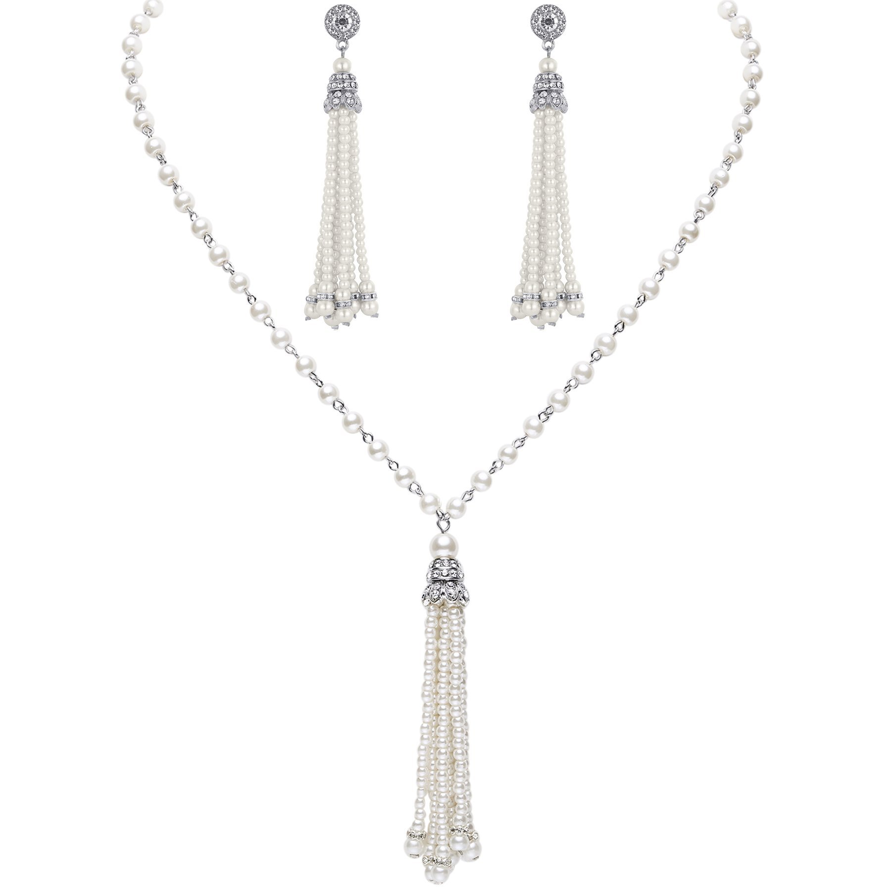 3-piece Set of Long Pearl Neck - Women'S Accessories In The 1950S 리뷰 및 가격