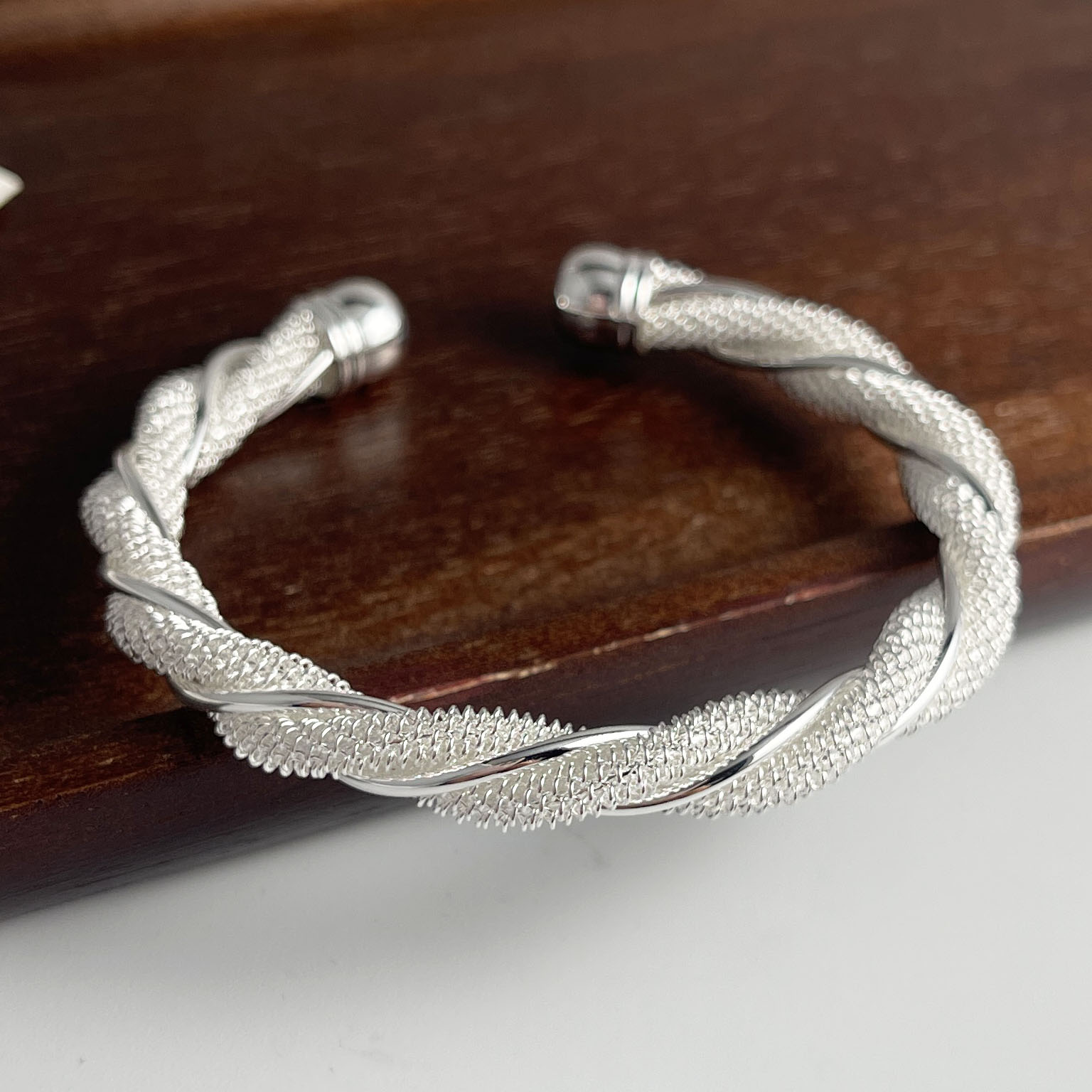 100% 솔리드 925 스털링 실버 레트로 팔찌 (여성 - Resin Bangle Bracelet 리뷰 및 가격