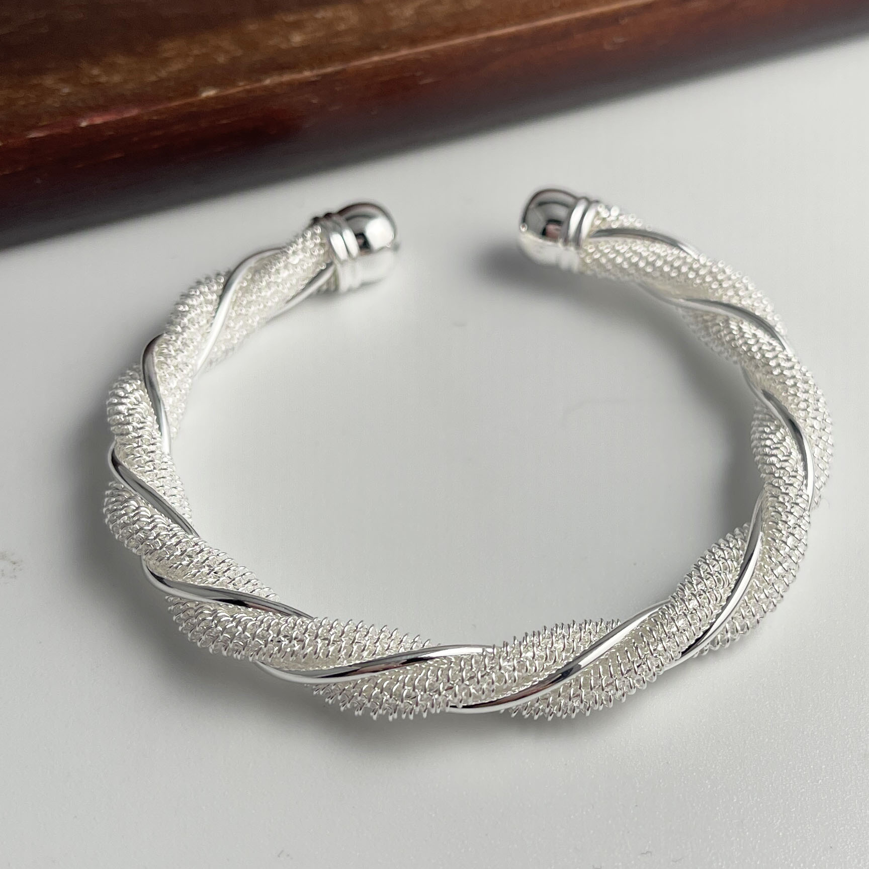 100% 솔리드 925 스털링 실버 레트로 팔찌 (여성 - Resin Bangle Bracelet 리뷰 및 가격